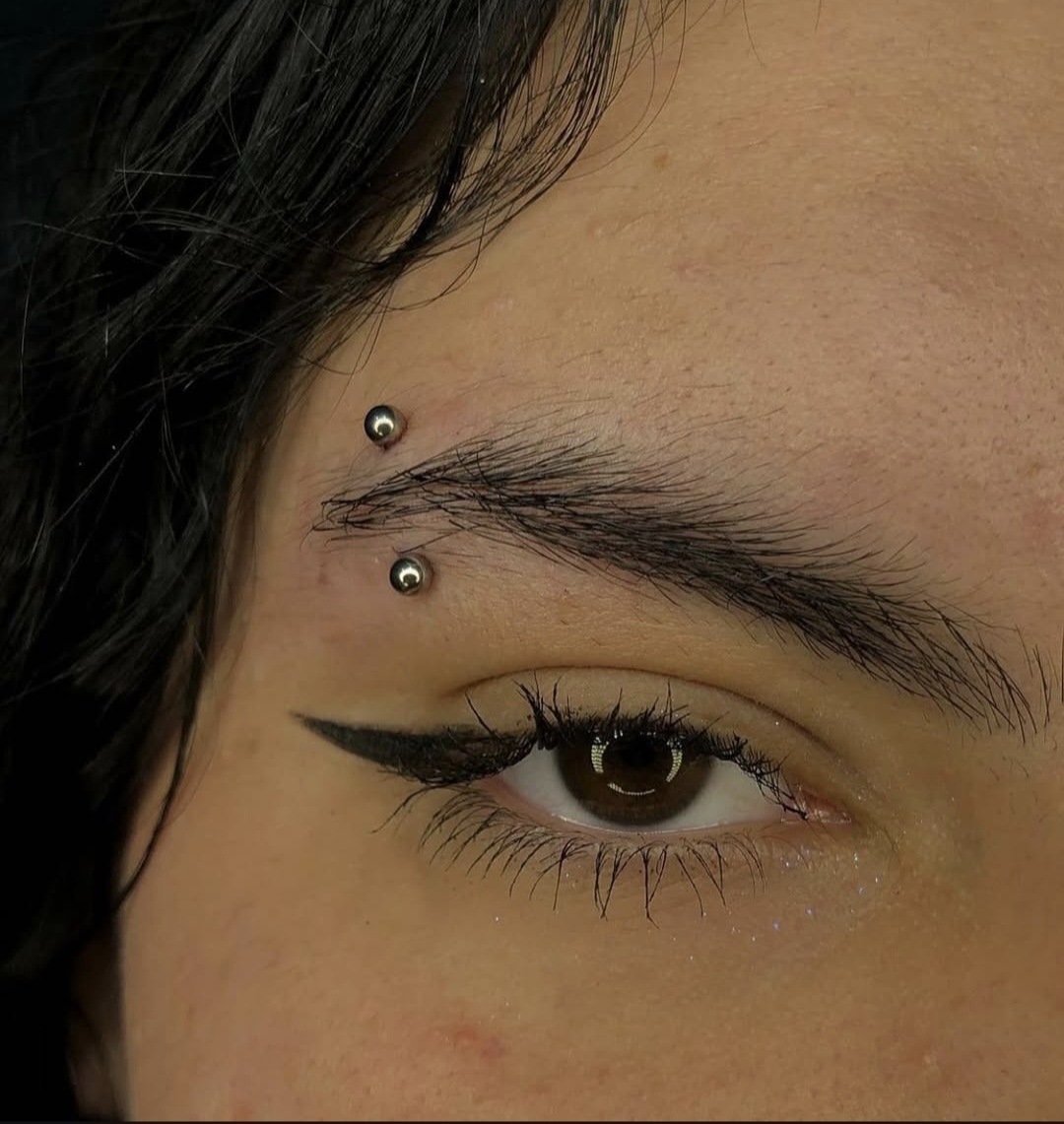 Eyebrow piercing